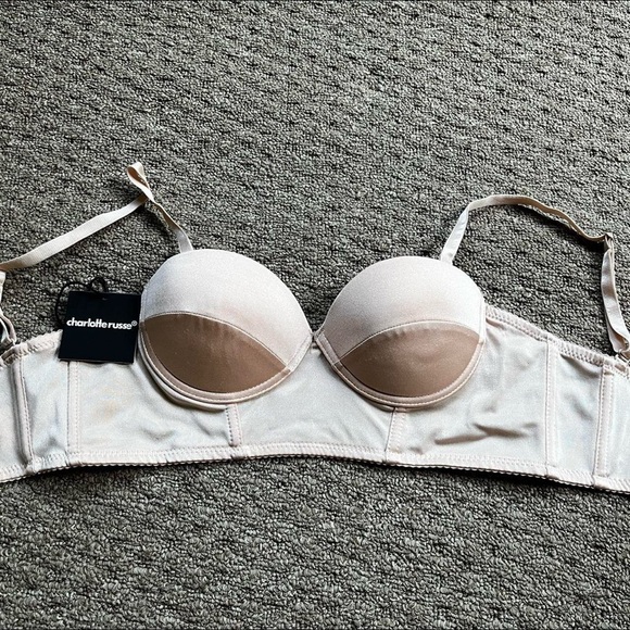 Charlotte Russe Light Pink Longline Bra - Picture 4 of 4